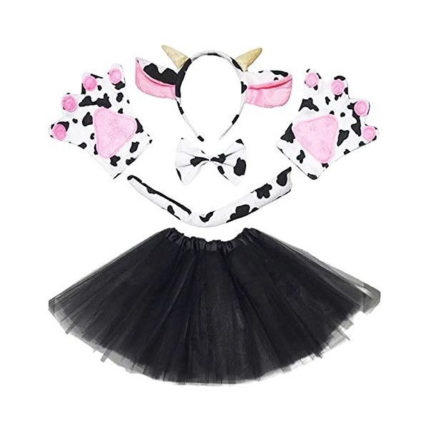 Déguisement Animaux Enfant 3-8 Ans, Deguisement Fille Animal, Costume Carnaval, Deguisement Halloween, Jupe En Tulle Tutu Rob