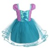 Lito Angels Deguisement Robe en Tulle Princesse Blanche Neige Enfant Fille, Anniversaire Fete Carnaval Costume Halloween, Tai