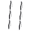 Abaodam 3 Pcs Fausse Queue Habiller Costumes DHalloween Tenue Noir Déguisement Chaton Accessoire De Costume Queue De Renard 