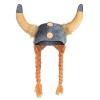 Boland 01296 - Casque gaulois, chapeau en tissu, viking, guerrier, tresses souples, romain, carnaval, halloween, carnaval, fê