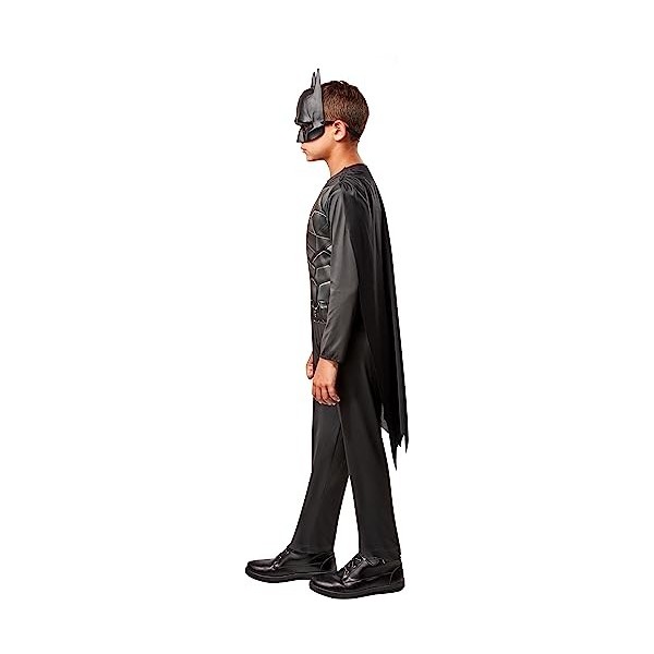 RUBIES - DC Officiel - THE BATMAN - Déguisement pour Enfants - Taille 5-6 ans - Costume avec Combinaison à Manches Longues, C