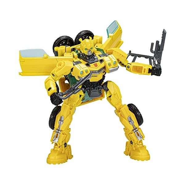 Transformers: Rise of The Beasts, Figurine Convertible Bumblebee Classe Deluxe de 12,5 cm, à partir de 6 Ans