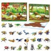 FENGQ 24 Pcs Calendrier de lAvent 2023- Insecte pour Lego - Calendrier de lAvent 2023