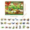 FENGQ 24 Pcs Calendrier de lAvent 2023- Insecte pour Lego - Calendrier de lAvent 2023