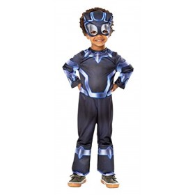 RUBIES Marvel Officiel SPIDERMAN Déguisement Black Panther pour Enfants Spidey et Amis Costume avec Combinaison et Masque Pou