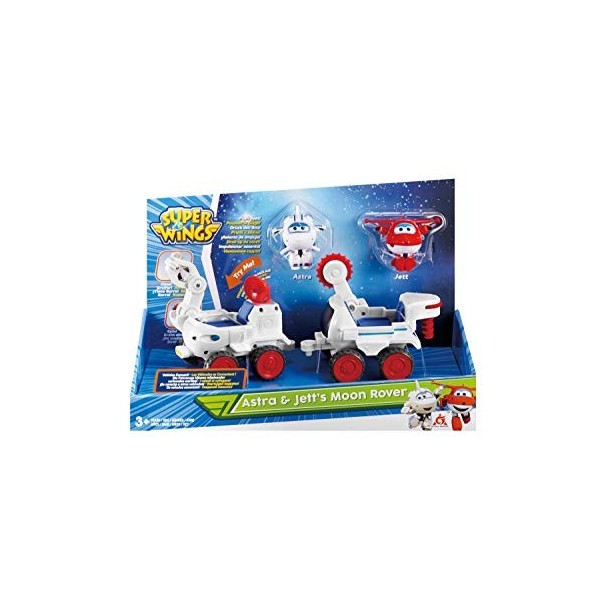 Super Wings "Donnies Dozer" Véhicule Transformable en robot 18 cm + 1 figurine,Jouet Enfant 2 3 4 5 6 7 8 Ans Garcon Fille