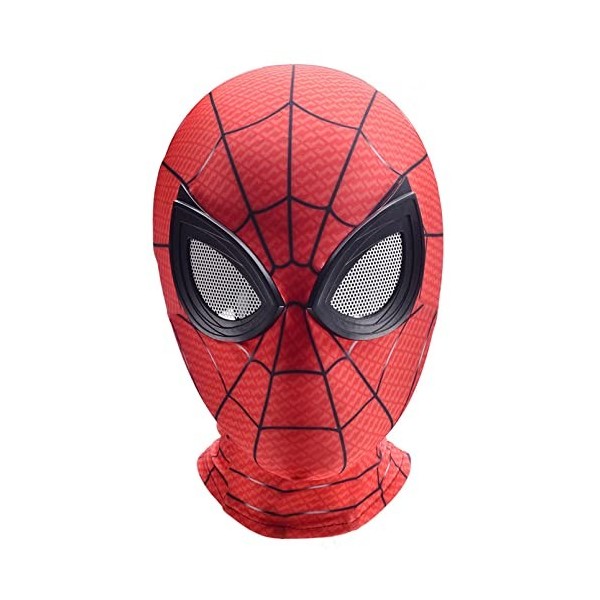 Masque Spider-Man 3D en lycra pour cosplay, déguisement de super-héros, accessoire de jeu de rôle, accessoire pour Halloween,