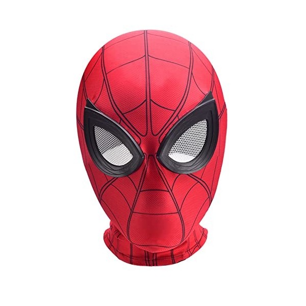 Masque Spider-Man 3D en lycra pour cosplay, déguisement de super-héros, accessoire de jeu de rôle, accessoire pour Halloween,