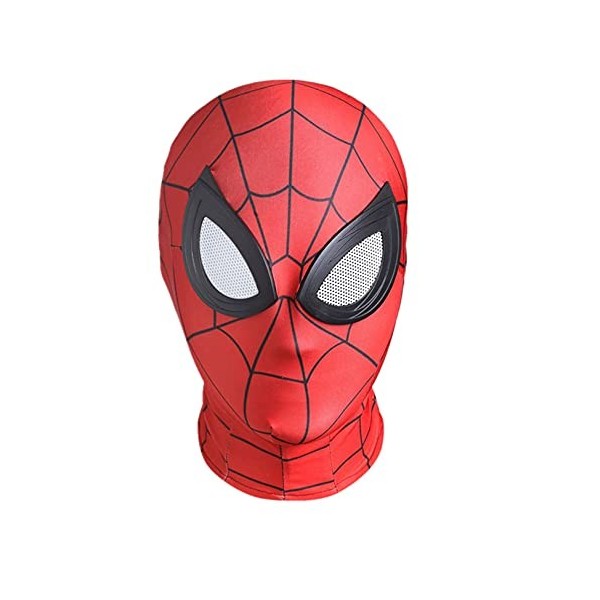 Masque Spider-Man 3D en lycra pour cosplay, déguisement de super-héros, accessoire de jeu de rôle, accessoire pour Halloween,