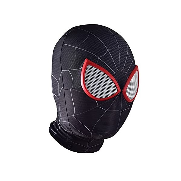 Masque Spider-Man 3D en lycra pour cosplay, déguisement de super-héros, accessoire de jeu de rôle, accessoire pour Halloween,