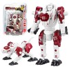 Sanggi 4 en 1 Robot Transformable, [ Lot de 4 ] Robot en Alliage Transformers Jouet, Enfants Puzzle Robot Jouets pour 3-12 Âg