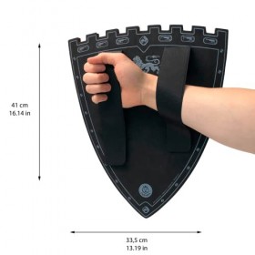 Liontouch - Bouclier du Roi Lion Triple | Jeu médiéval en Mousse pour Enfants prêts pour des Aventures | Armes et armures séc