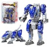 Sanggi 4 en 1 Robot Transformable, [ Lot de 4 ] Robot en Alliage Transformers Jouet, Enfants Puzzle Robot Jouets pour 3-12 Âg