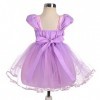 Lito Angels Deguisement Robe en Tulle Princesse Raiponce Enfant Fille, Anniversaire Fete Carnaval Costume Halloween, Taille 3