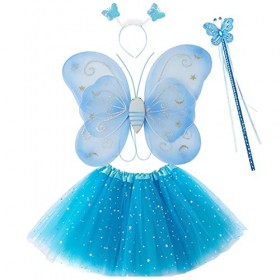 Ailes De Fée Enfant Fille, Deguisement Fee Fille, Carnaval Ailes, Déguisement Papillon Fille, Accessoires De Costume De Papil