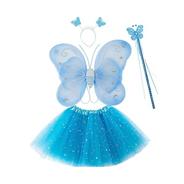 Ailes De Fée Enfant Fille, Deguisement Fee Fille, Carnaval Ailes, Déguisement Papillon Fille, Accessoires De Costume De Papil