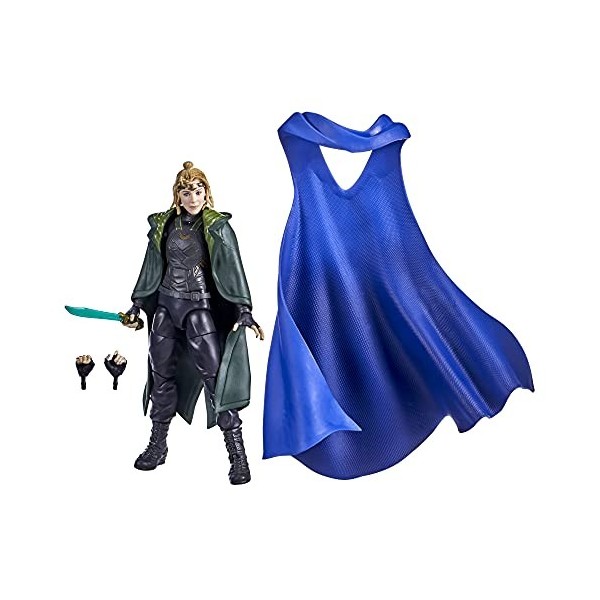 Avengers Marvel Legends Series, Figurine Marvels Sylvie de 15 cm avec Design Premium, 3 Accessoires et 2 pièces Build-a-Figu