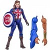 Avengers Hasbro Marvel Legends Series, Figurine Captain Carter de 15 cm, Design Premium, 1 Accessoire et 2 pièces Build-a-Fig