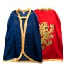 Liontouch - Cape de Chevalier Noble, Bleue | Manteau de Jeu médiéval pour Enfants avec thème du Lion doré | Déguisements, Ten