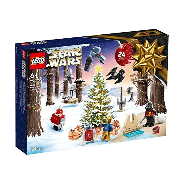 Lego Lot de 2 calendriers de lAvent Star Wars 75340 & 30495 at-ST Polybag