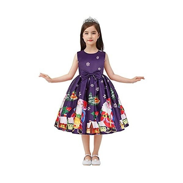 Xiaojiu Robe Noel Fille Deguisement Pokemon Enfant Tenue Noël Bébé Fille Robe Sequins Costume Noel Bebe Masque Visage Deguise