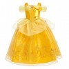 MYRISAM Filles Princesse Belle Robe de Carnaval Hors Épaule Costume de la Beauté et la Bête Halloween Déguisements Cosplay Cé