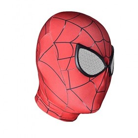 Spiderman Masques Adulte Enfants Cosplay Lycra Couvre-Chef Super-Héros Jeu de Rôle Accessoires Halloween Performance Tête Cou