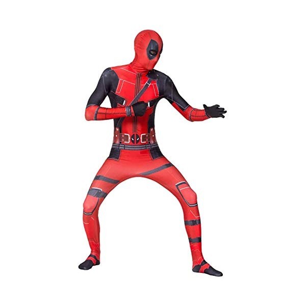 Deadpool Cosplay Costume Superhero Halloween Fancy Robe Spiderman Jumpsuit Body Jumpsuit Performance Performance Oneies Offre