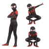 SPIDERMANHTT Cosplay Costume Spiderman for enfants, New Spiderman Miles Morales Cosplay Costume Zentai enfants for les costum