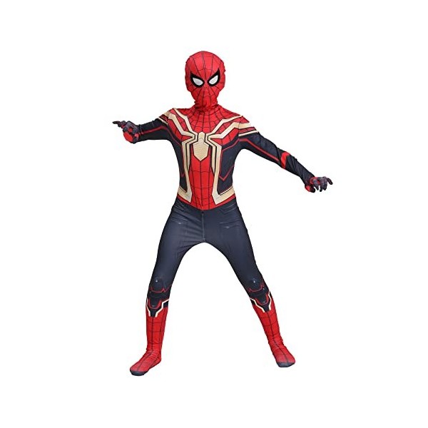 VVlight Spiderman Impression 3D Déguisement Costume Enfant Adulte Halloween Carnaval Cosplay Body For Fête Film Accessoires O
