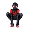 VVlight Spiderman Miles Morales Costume 6 À 7 Ans Body Enfant Adulte Cosplay Combinaison for Enfants Halloween Carnaval Dégui