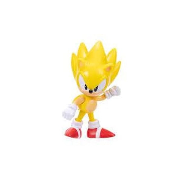 Sonic The Hedgehog - Figurine articulée 6 cm - Super Sonic