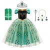 IDOTTA Elsa Costume Dress, Anna Princess Déguisement Cosplay pour Filles Fête Demoiselle dhonneur Pageant Anniversaire Hallo