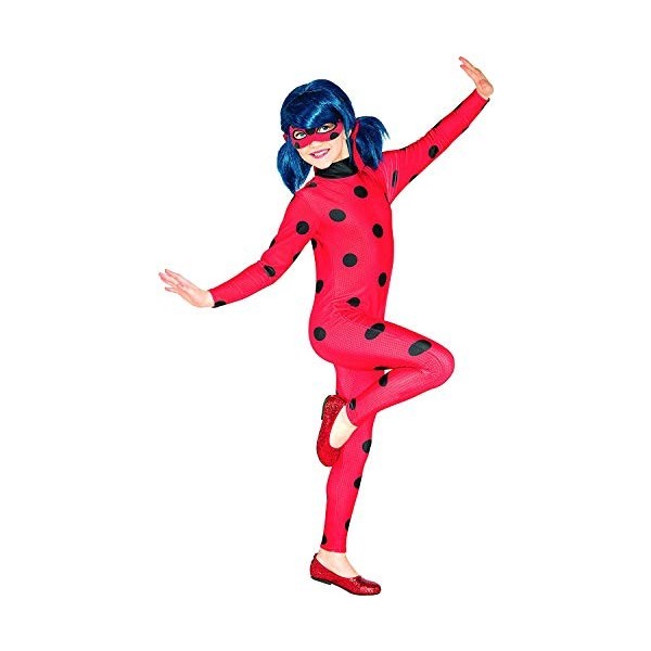 Rubies Déguisement Ladybug Miraculous, Rouge, L 7 à 8 ans