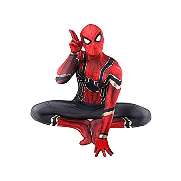 XNheadPS Iron Spiderman Masque Costume Cosplay Iron Man Bodys Enfants Adultes Déguisements Outfit Halloween Noël Carnaval Com