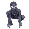FSMJY Enfant Adulte Noir Spiderman Costumes Halloween Carnaval Cosplay Déguisement Costume 3D Impression Combinaison Body pou