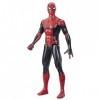 Spider-Man Marvel Titan Hero Series, figurine Spider-Man en costume rouge et noir de 30 cm inspirée du film de Spider-Man, en