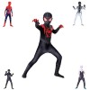 DONY Costume Super héros Spiderman 3D pour Enfant,Costume Combinaison DHalloween Cosplay VêTements de FêTe DAnniversaire Ca