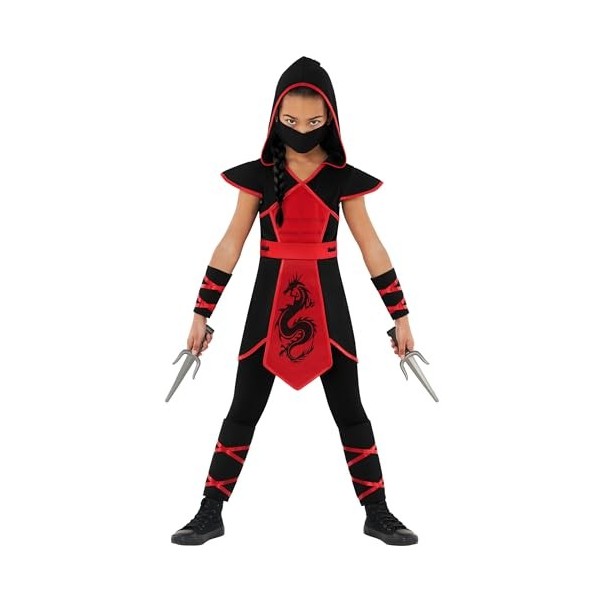 Costume Sorcière Fille - Déguisement Halloween Enfant Complet Avec Robe Et Chapeau - Tailles T2 à XL (2-3 Ans à 12-14 Ans)