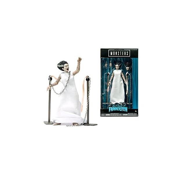 Jada Figurine Monsters Bride of Frankenstein Toys-6", 253251016, Blanc, Taille Unique