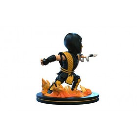 Quantum Mechanix QMx - Mortal Kombat Scorpion Q-Fig Jaune 4"/10,2 cm