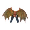 LOVIVER Ailes de dragon pour enfants Accessoires de costume de dragon Bretelles larges élastiques Ailes de dragon 3D réaliste