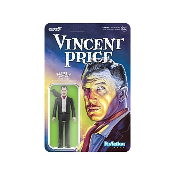 SUPER7 - Figurine Reaction Vincent Price - Figurine de Collection