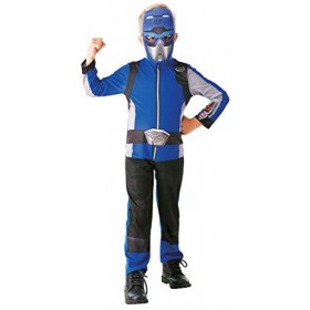 Rubies Costume officiel Power Rangers de la Bête Morphers – Bleu Ranger classique pour enfant, taille S, 3–4 ans