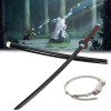 Katana Demon Slayer Cosplay Kamado Tanjiro Épée De Samouraï 76cm/104cm Épée DAnime Sabre Japonais En Bois Anime Epée Ninja P