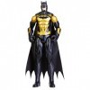 dc comics | Batman | Personnage Batman Or et Noir à léchelle 30 cm avec décorations Originales, Cape et 11 Points darticula