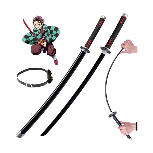 Épée De Samouraï En Bambou Katana En Bois, Épée Danime Kamado Tanjiro Cosplay, Jouets Pour Enfants, Fan Danime, Accessoires