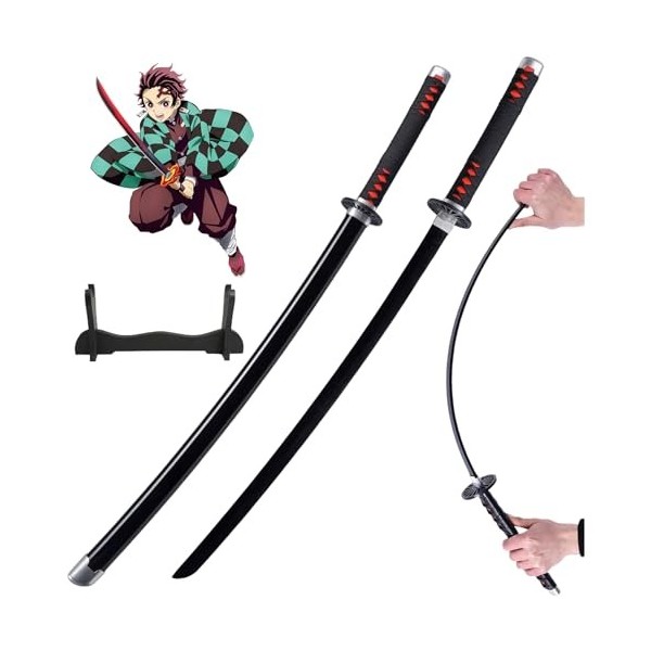 Épée De Samouraï En Bambou Katana En Bois, Épée Danime Kamado Tanjiro Cosplay, Jouets Pour Enfants, Fan Danime, Accessoires