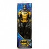 dc comics | Batman | Personnage Batman Or et Noir à léchelle 30 cm avec décorations Originales, Cape et 11 Points darticula