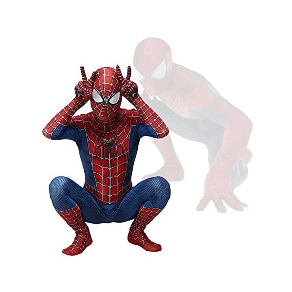 Costume de Spider Man pour enfant, super-héros, pour Halloween